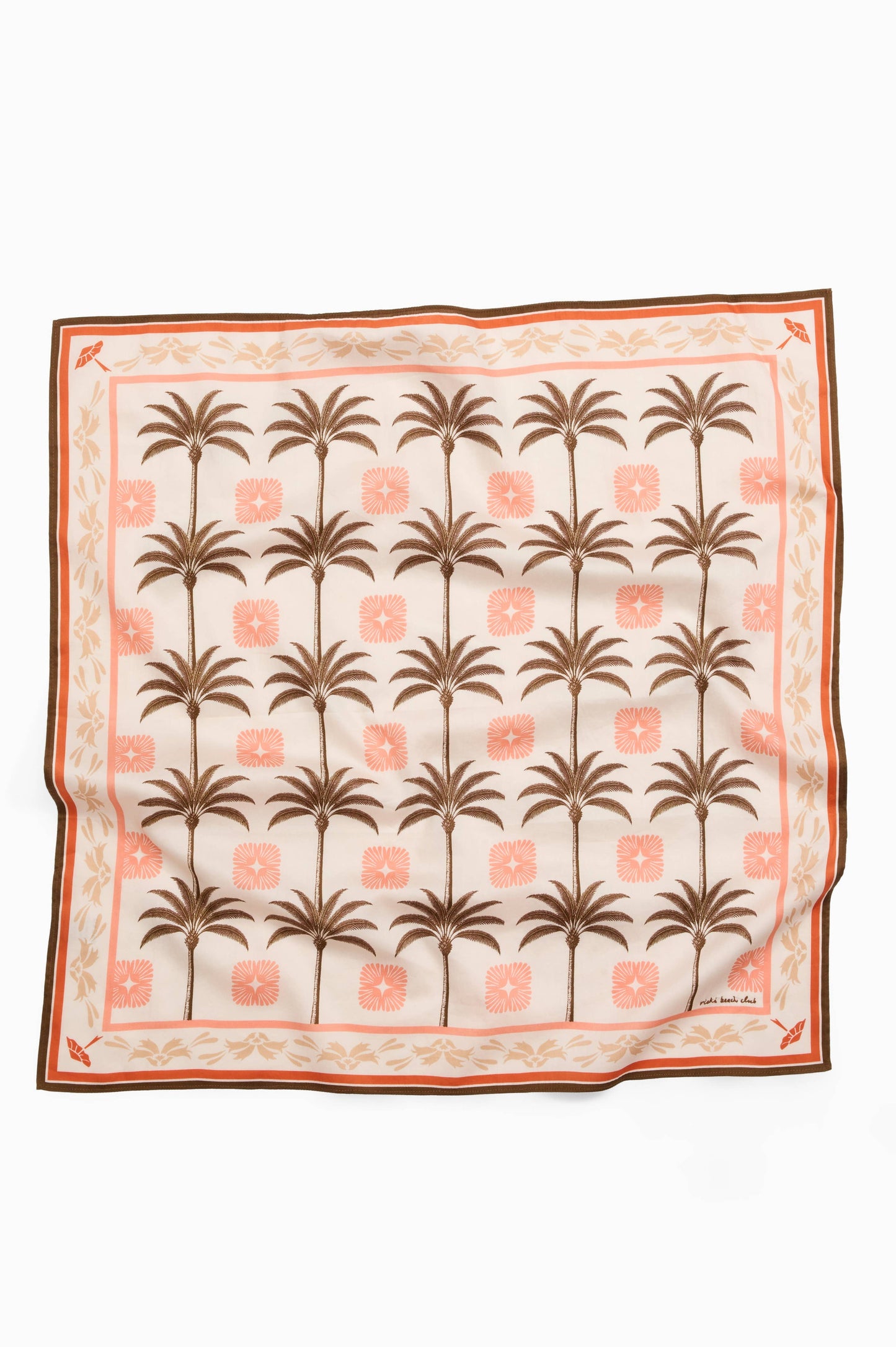 Scout Bandana - Coral & Palms