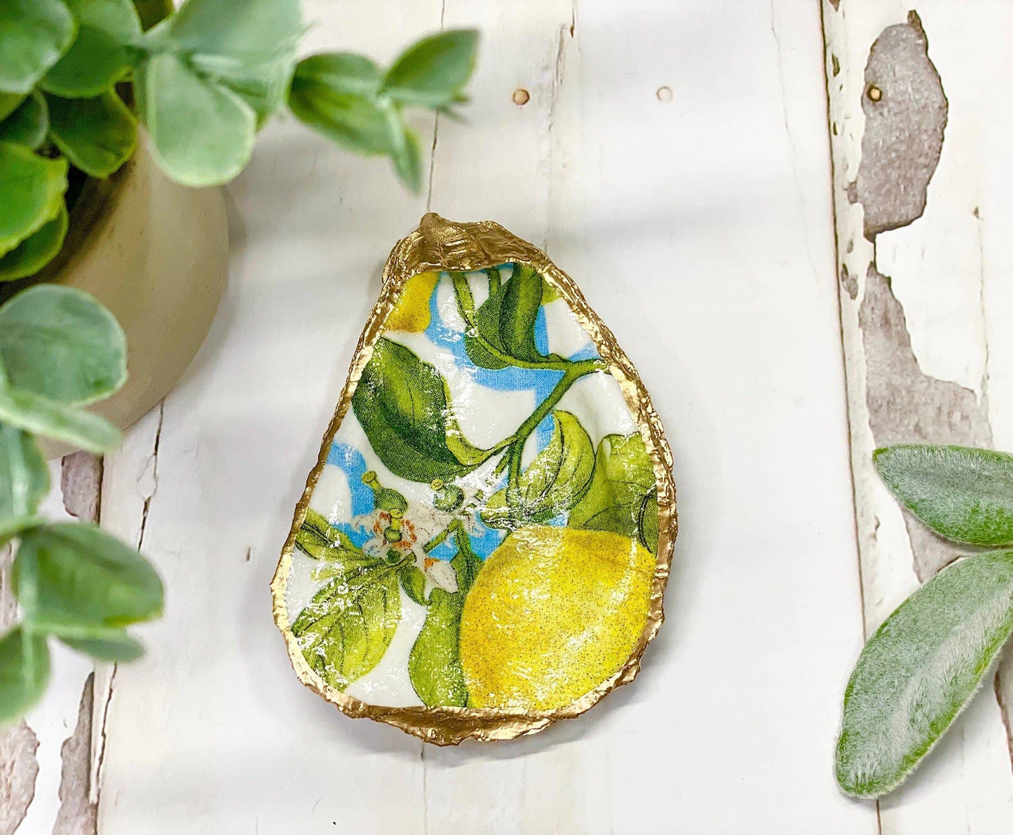 Lemon Tree Oyster Trinket Dish
