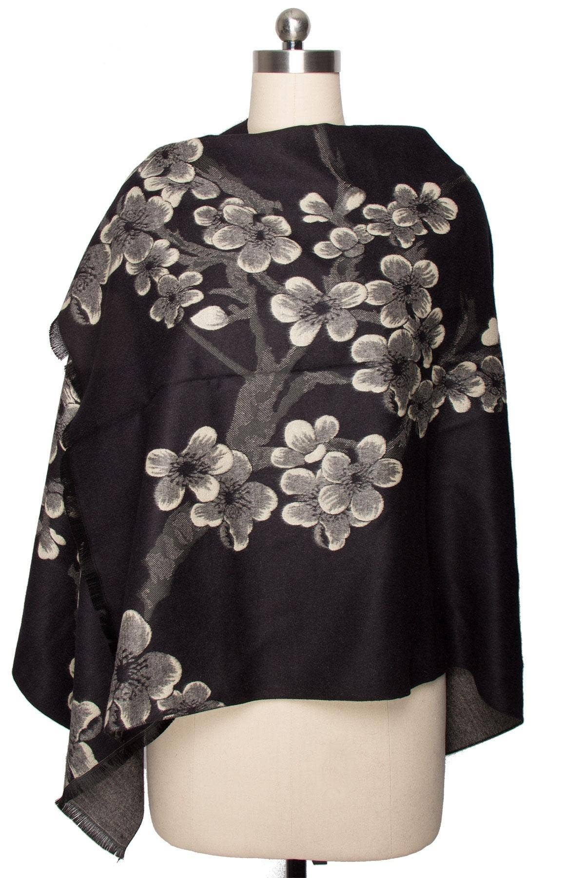 Reverse Garden Printed Viscose Scarf