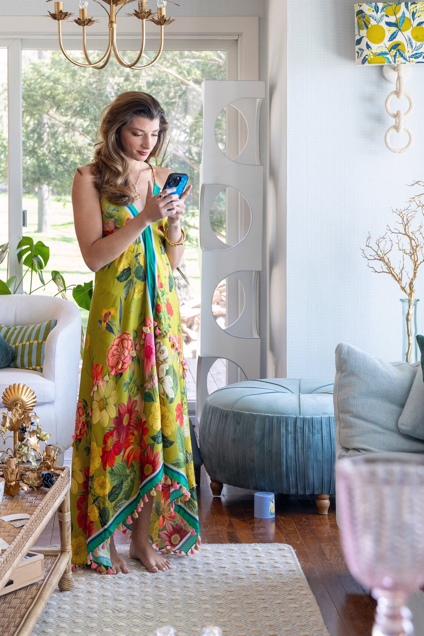 French Riviera Tasseled Dress