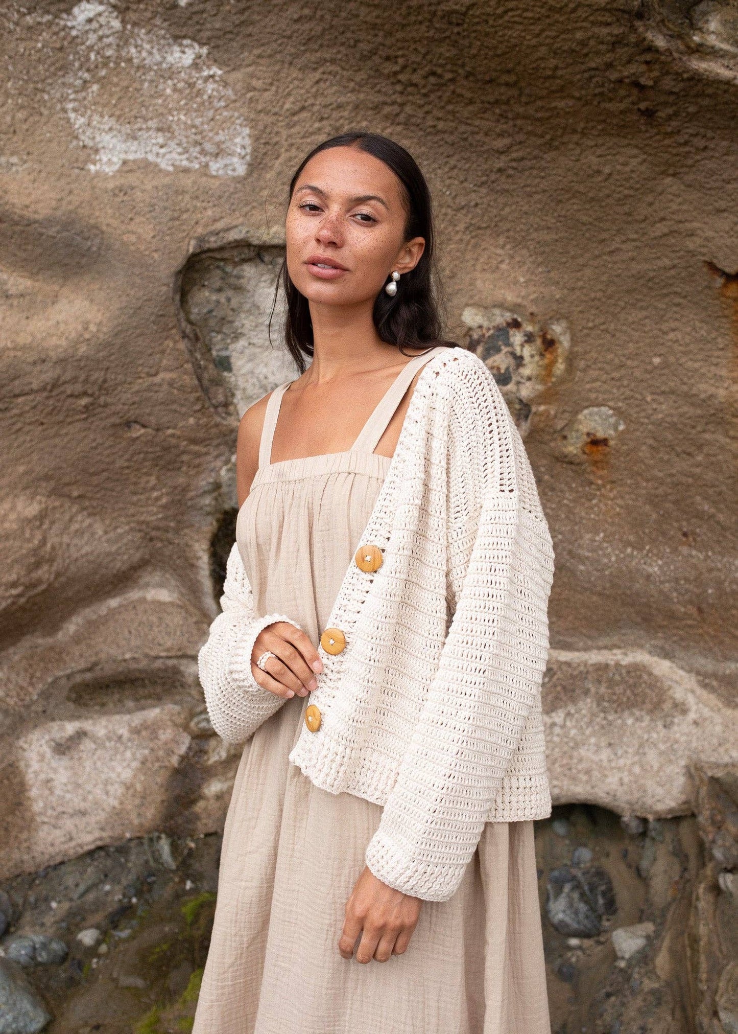 Nora Crochet Cardigan