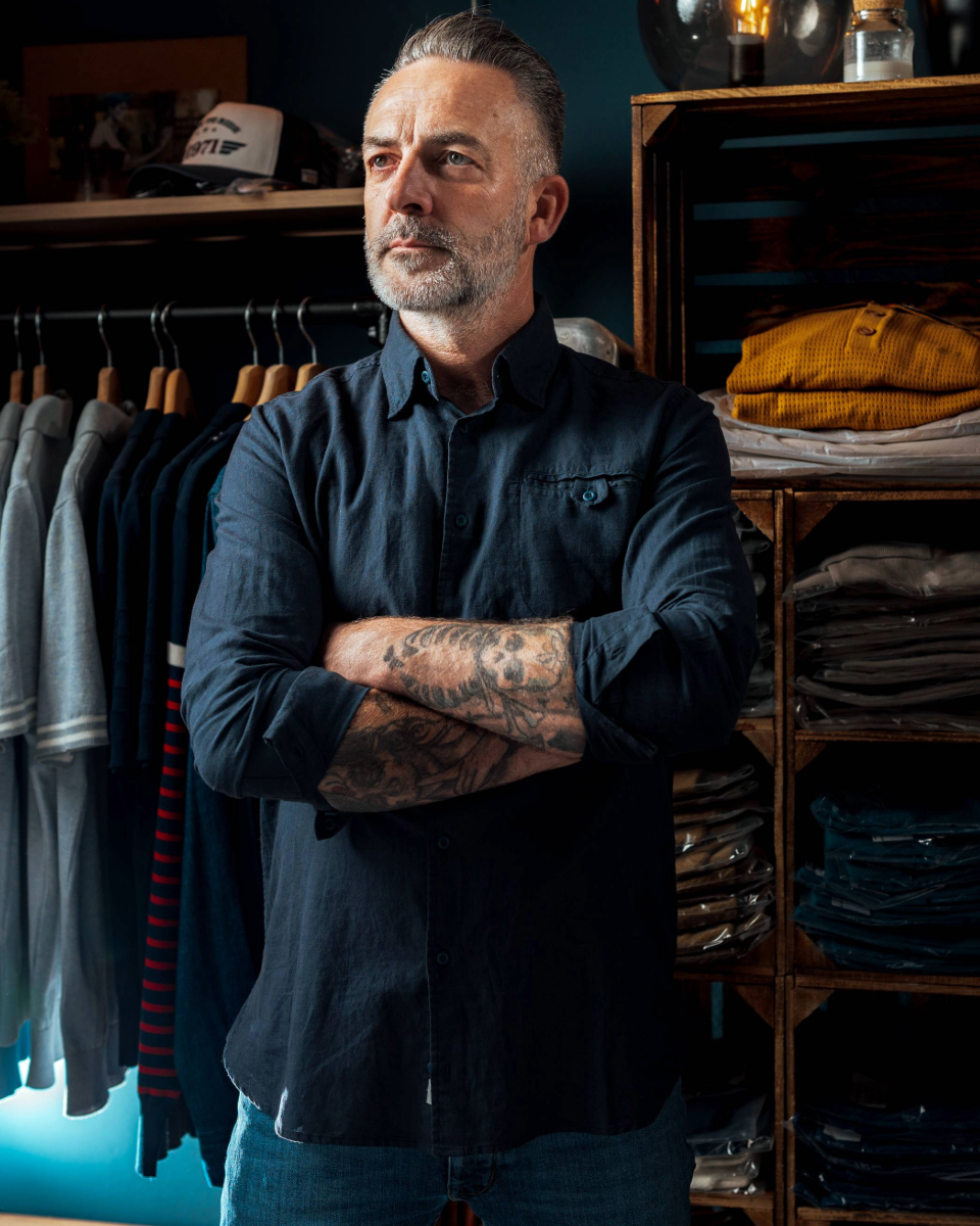 Eddy Navy Shirt