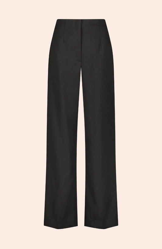 Sheppe Black Linen Pant