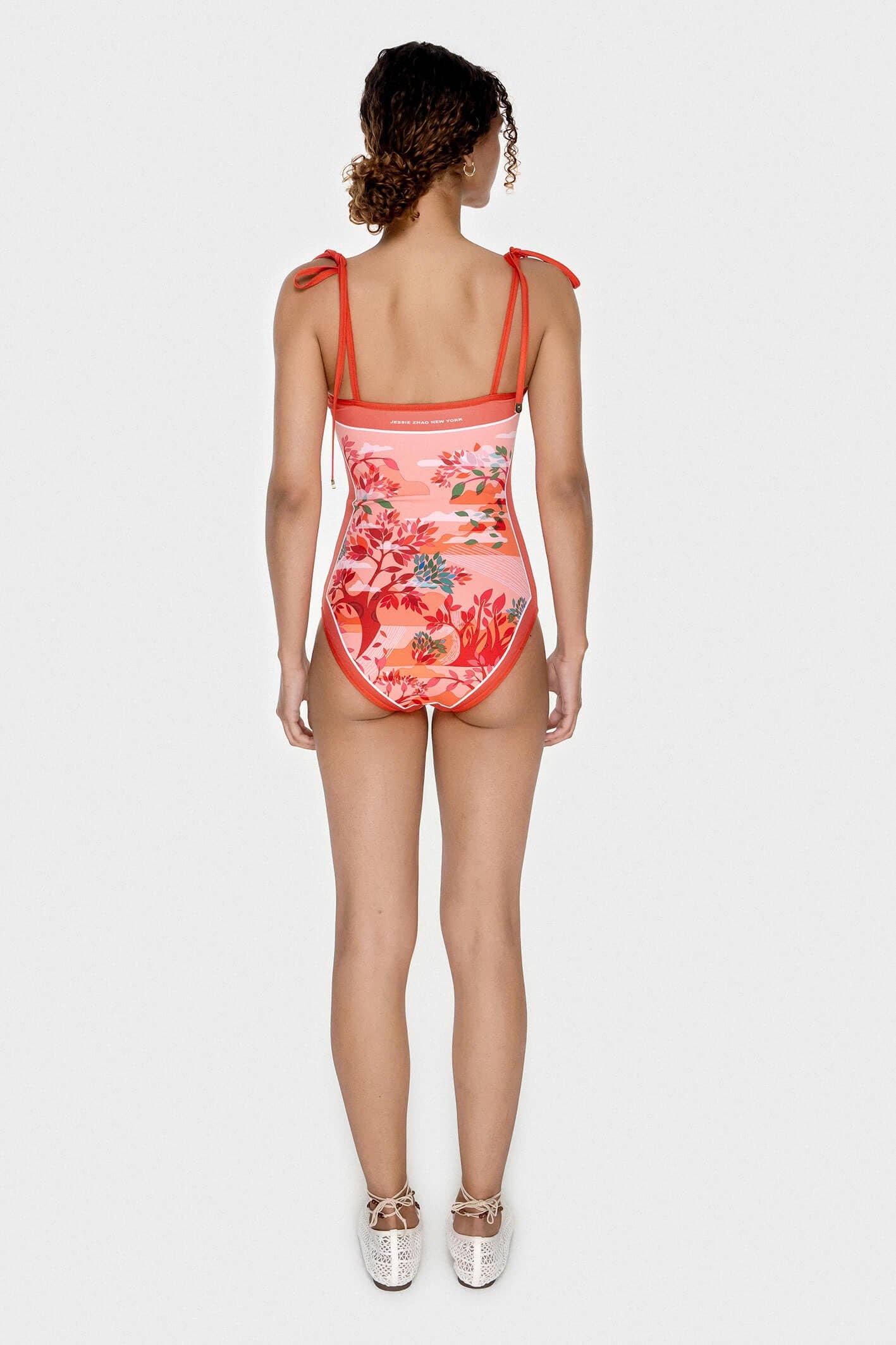 Crossing Red Reversible One-Piece Swimsuit