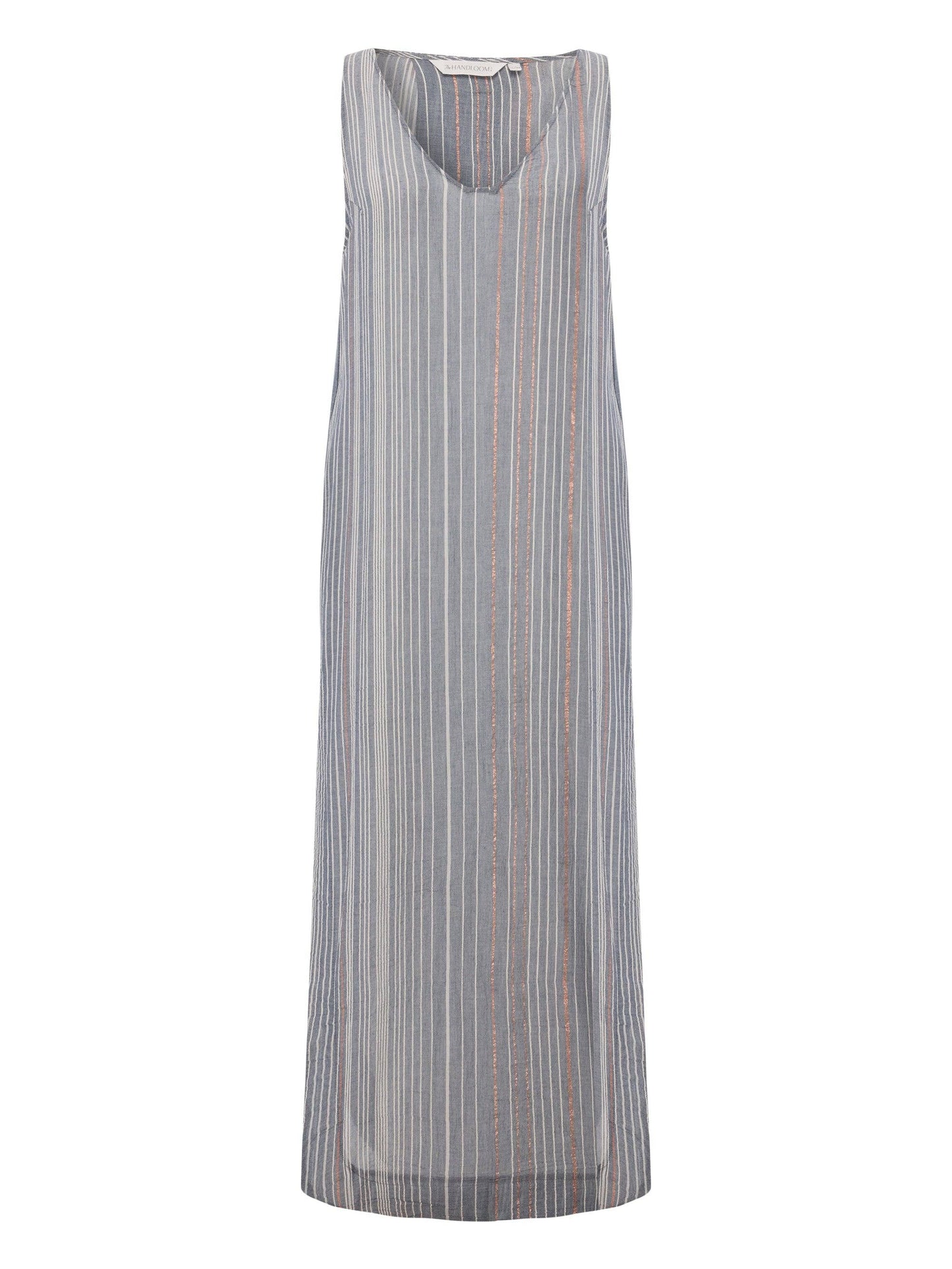 Day Break Dress - Navy With Stripes
