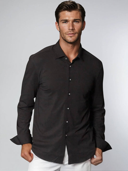 Buki + CINQO 'Single Shot' Long Sleeve Shirt Black