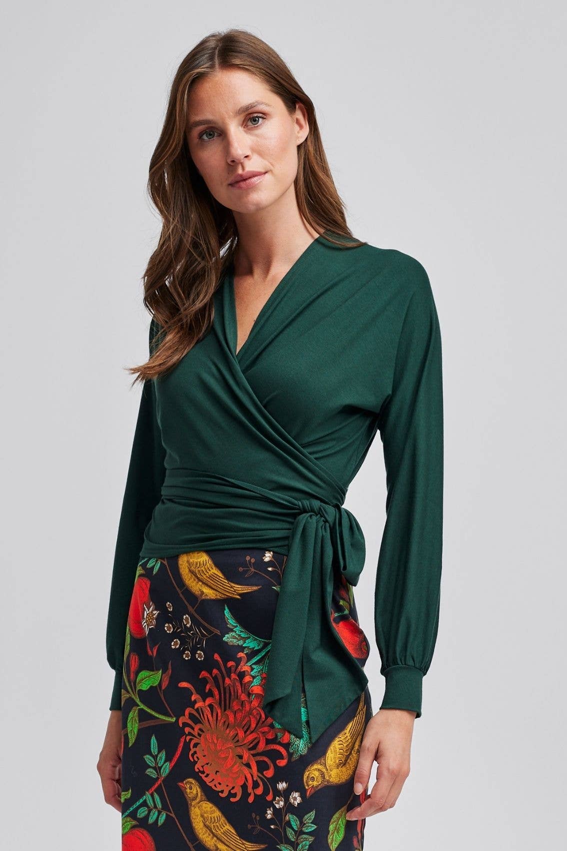 Wrap top green