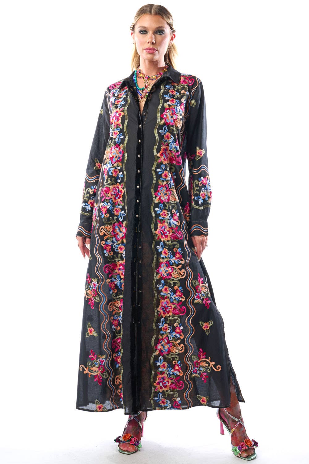 Meadow of Flowers Embroidered