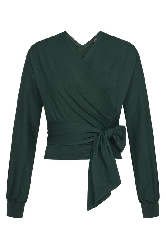 Wrap top green