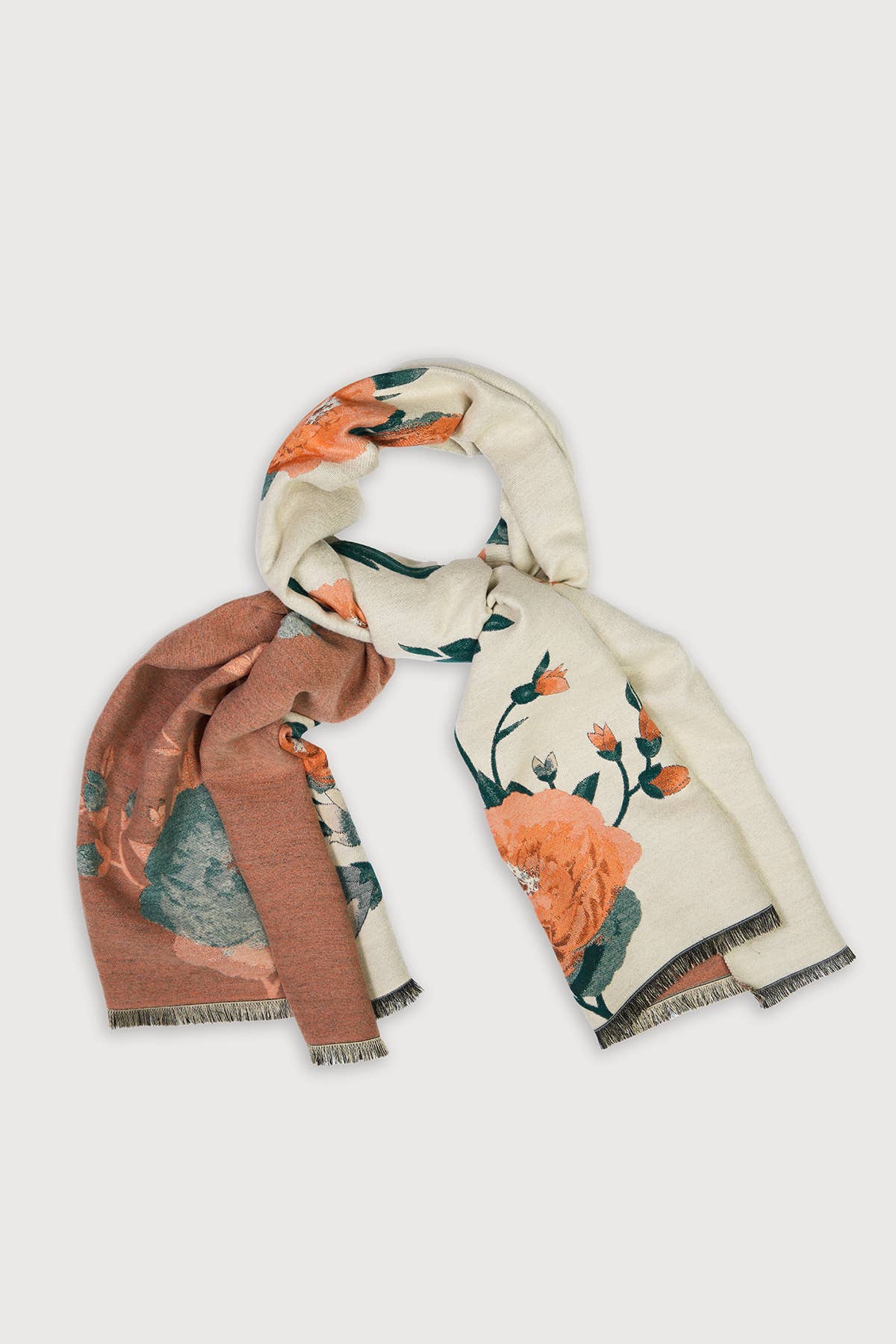 Floral Reversible Scarf