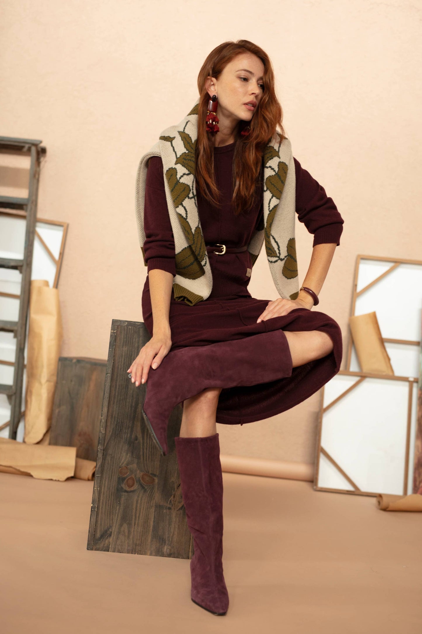 Knit Round Neck Sweater
