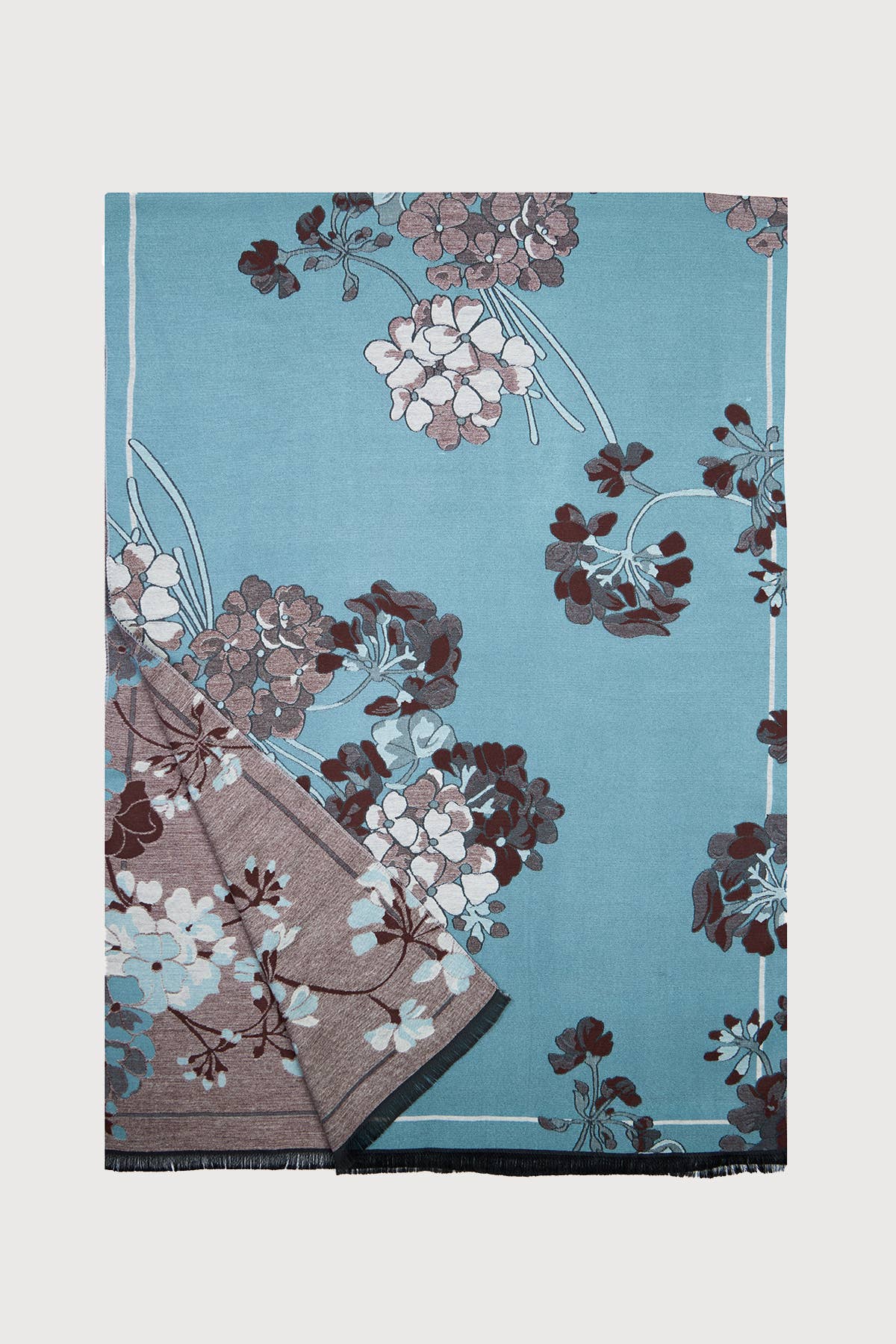 Floral Reversible Scarf