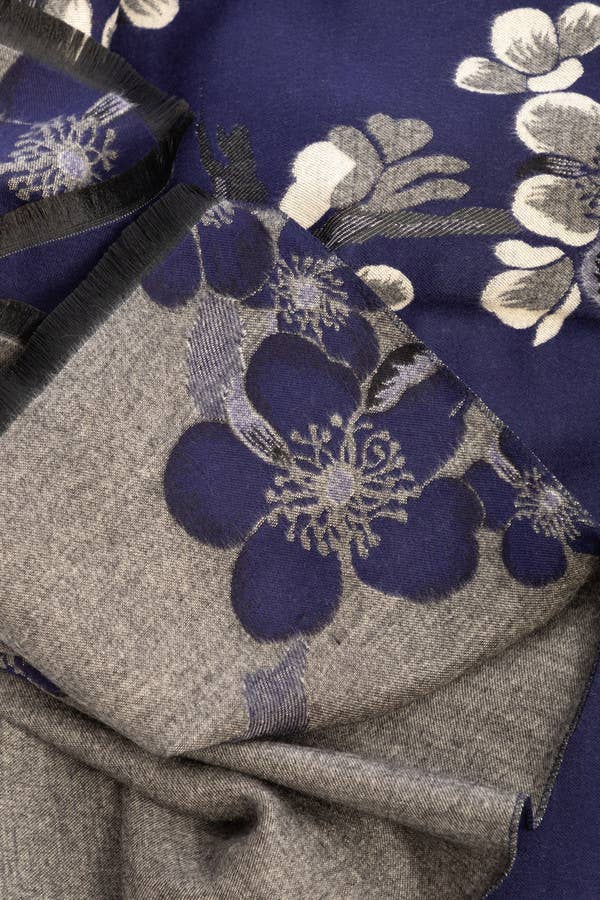Reverse Garden Printed Viscose Scarf