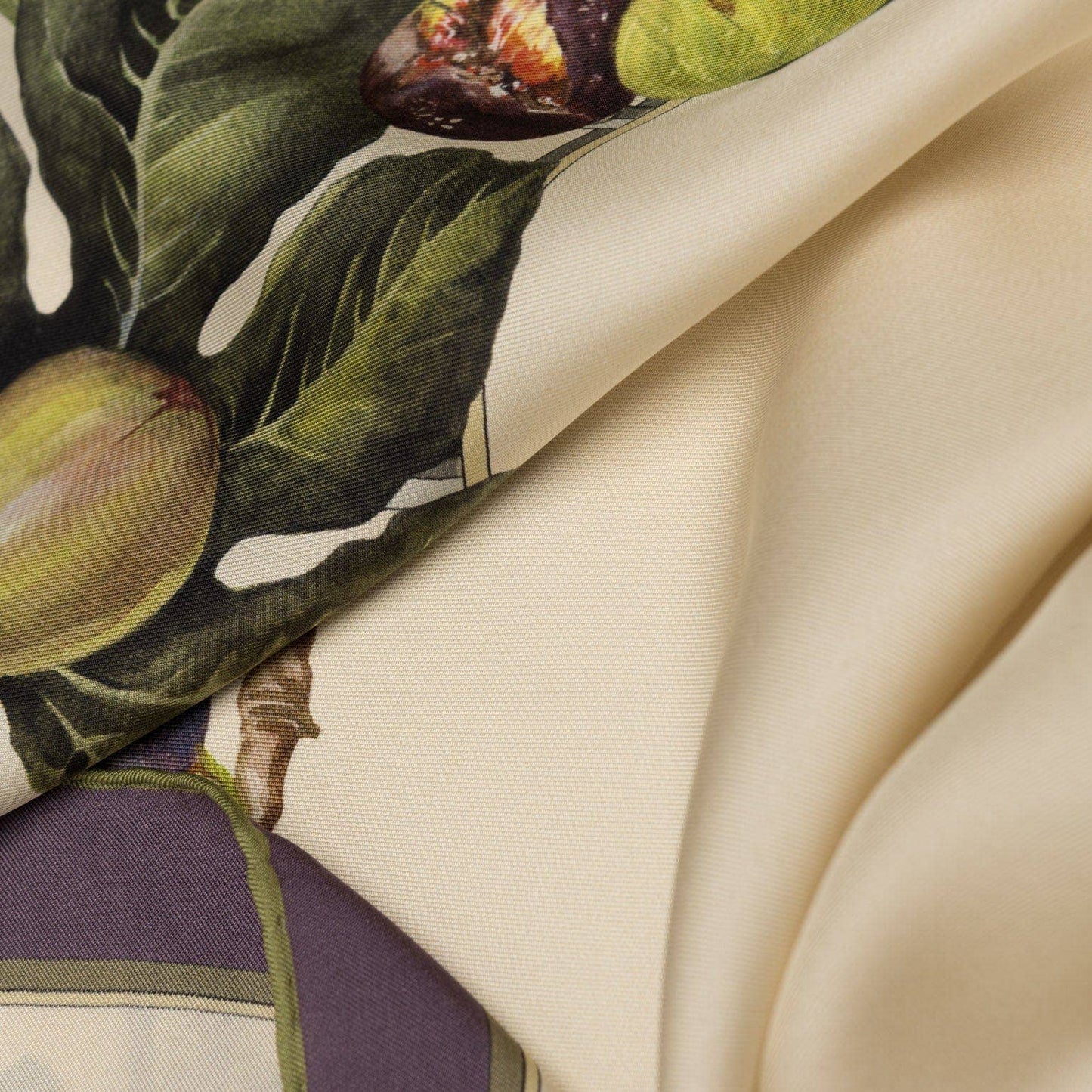 Tessa - Silk Foulard - Cream