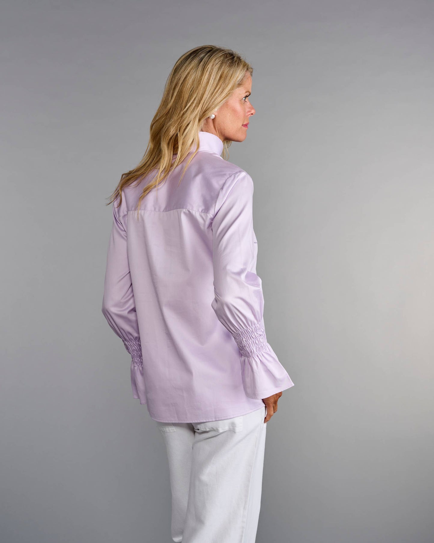 The Smocked Tunic in Lilac