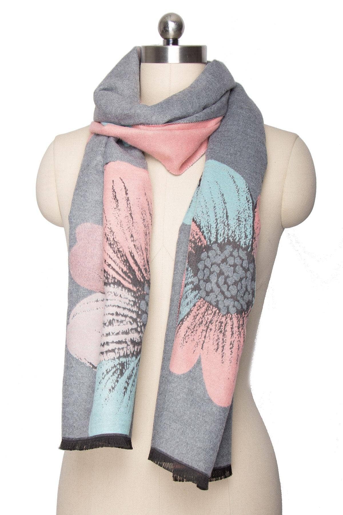 Reversible Floral Scarf
