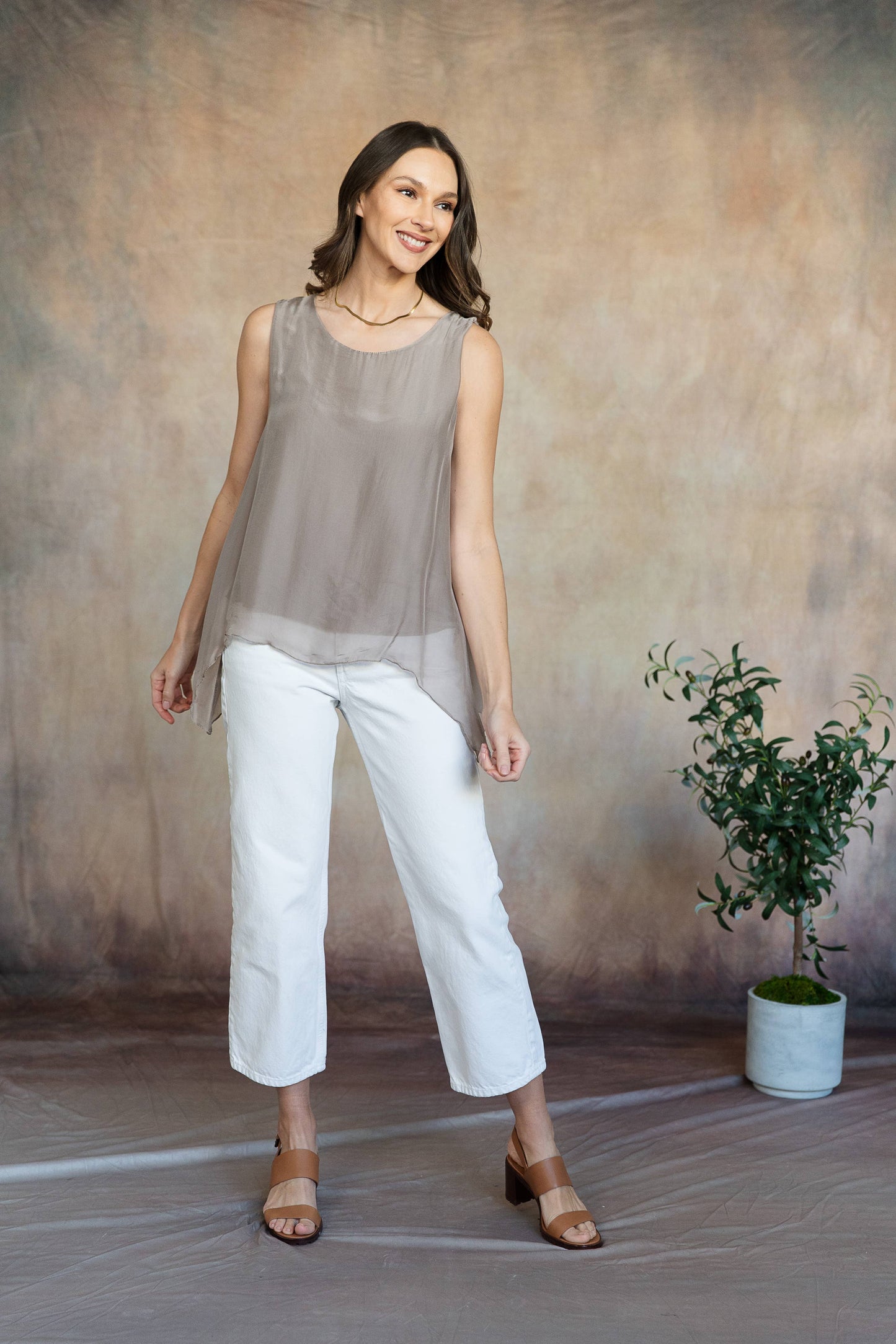 Marianna Italian Silk Top
