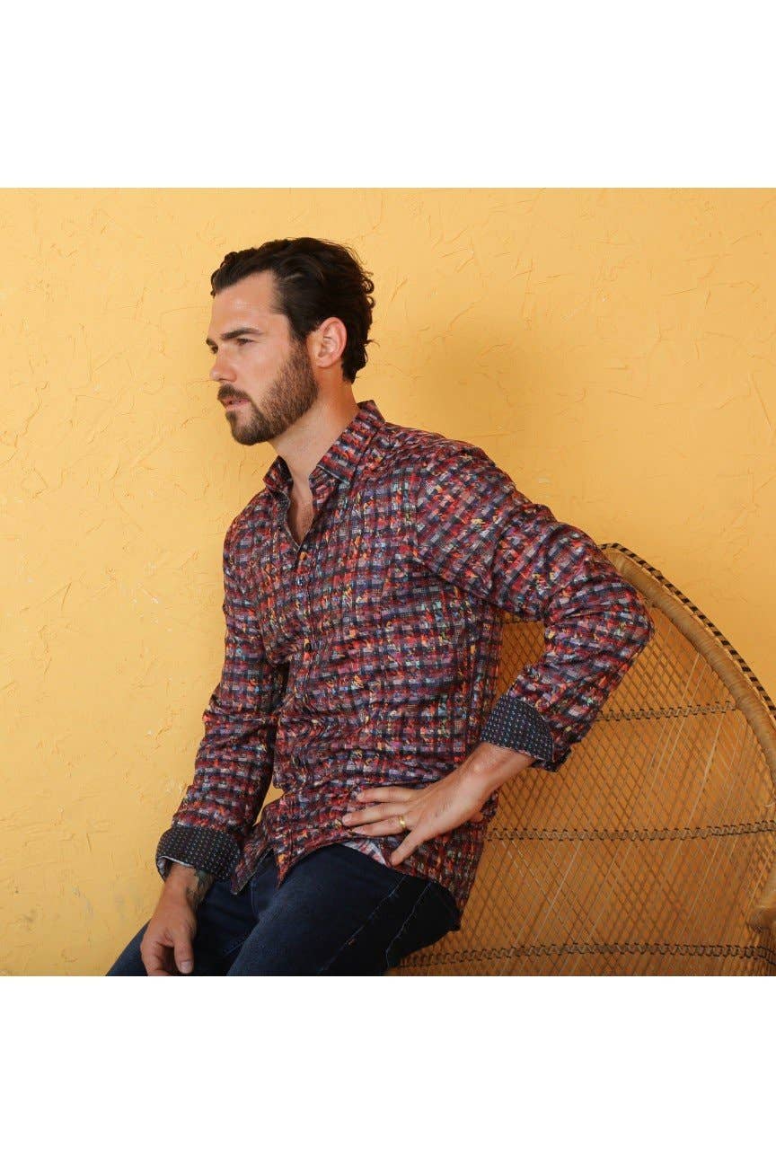 Houndstooth Multi Color Shirt
