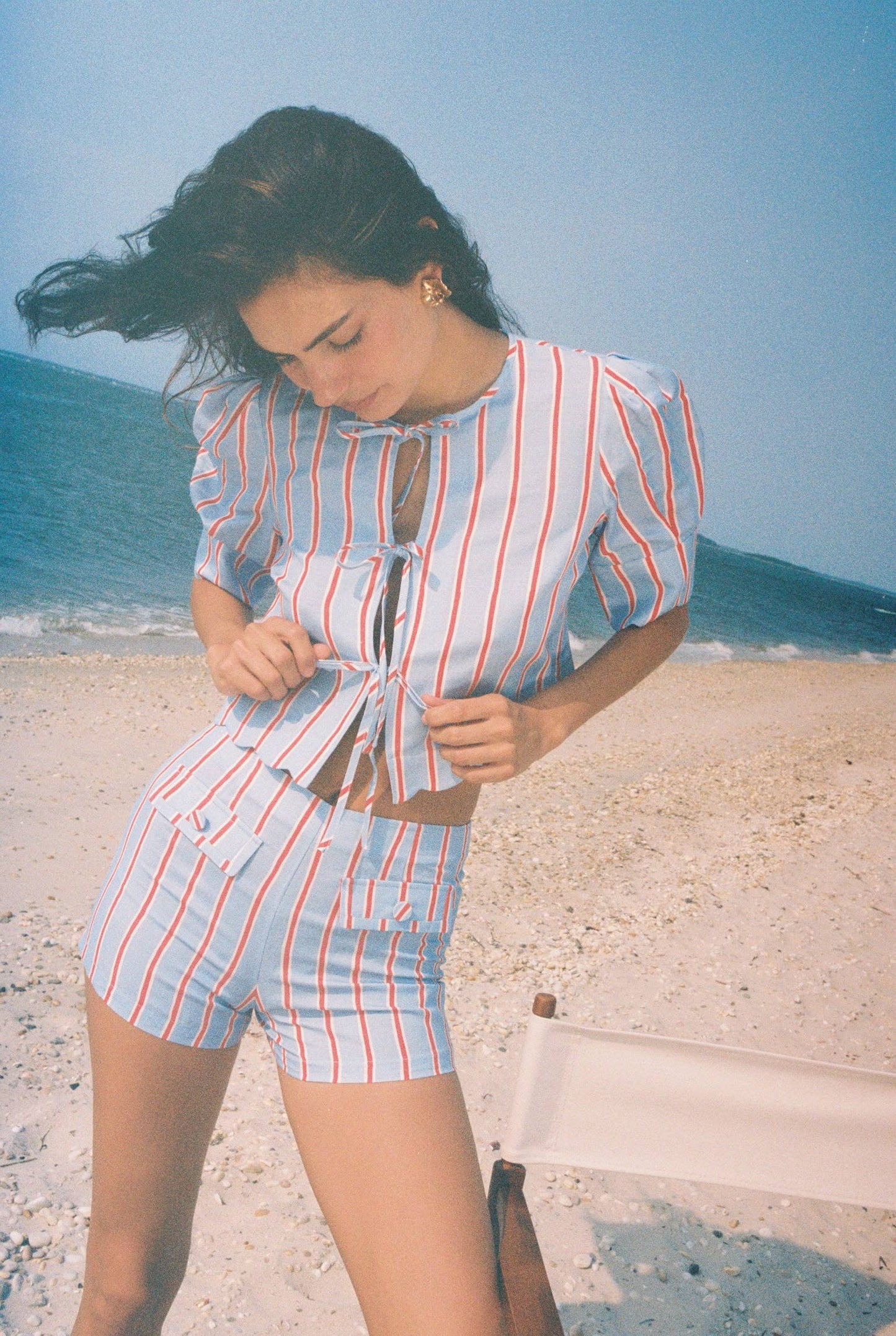 Scalloped Top Harbor Stripe