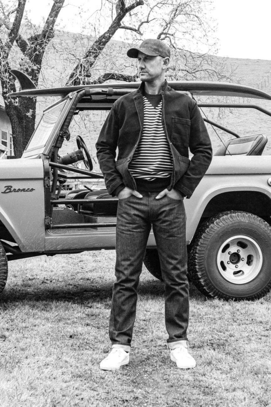 Men | Scout Blazer | Denim Chore Blazer - Black