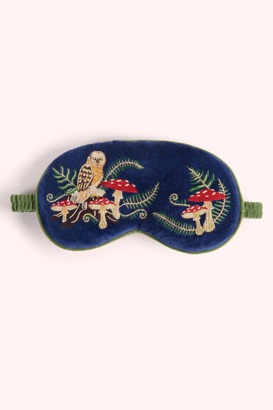 Luxury Lavender Eye Mask - Woodland Owl
