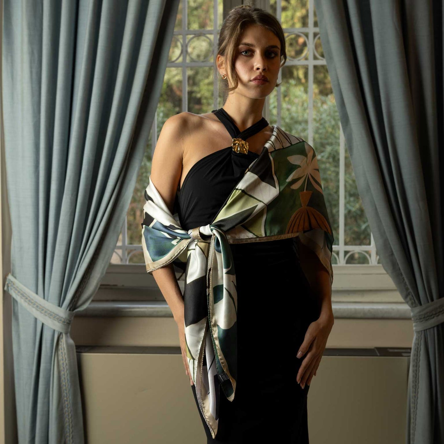 Lydia - Silk Scarf Shawl