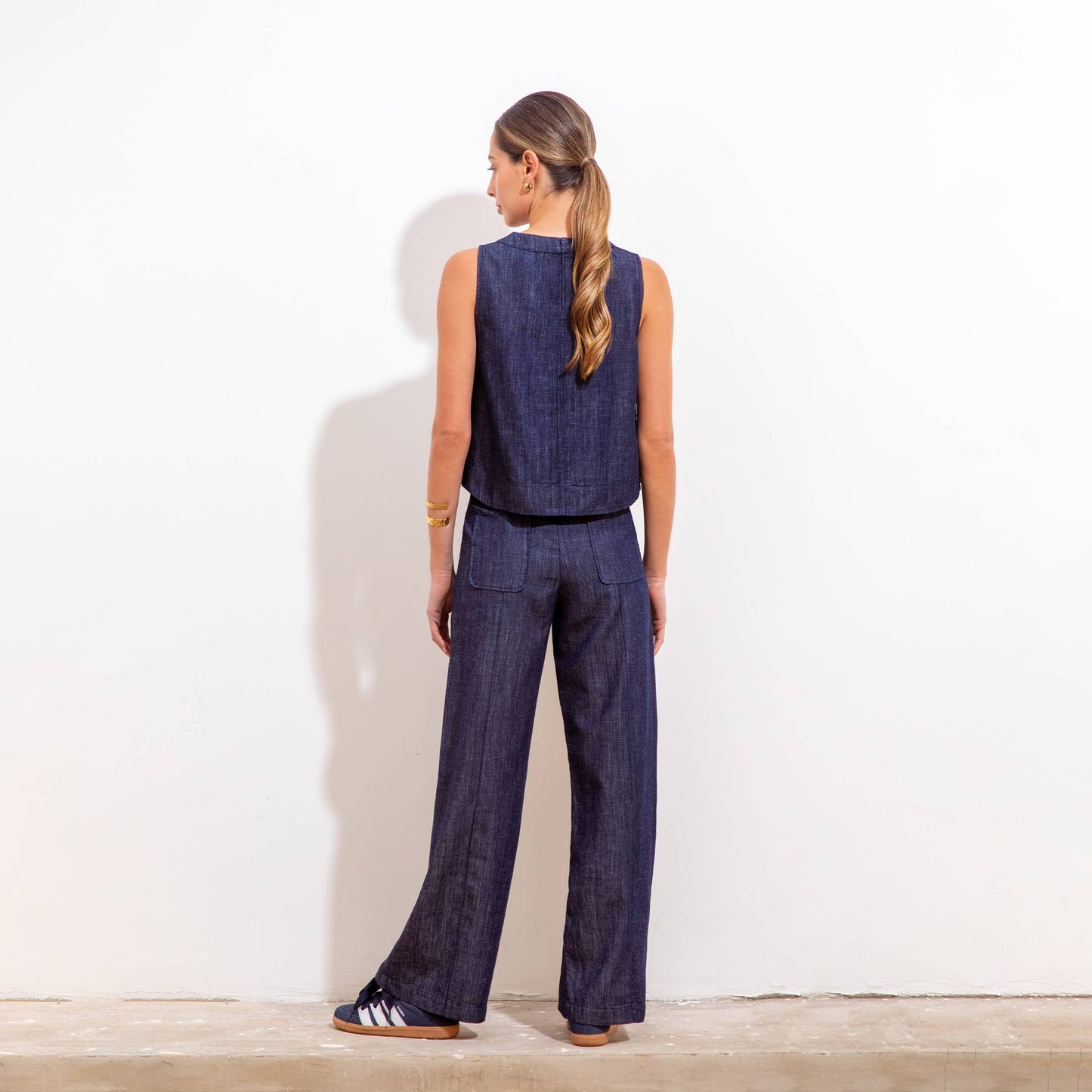 Sofia Blouse Eugenia Indigo
