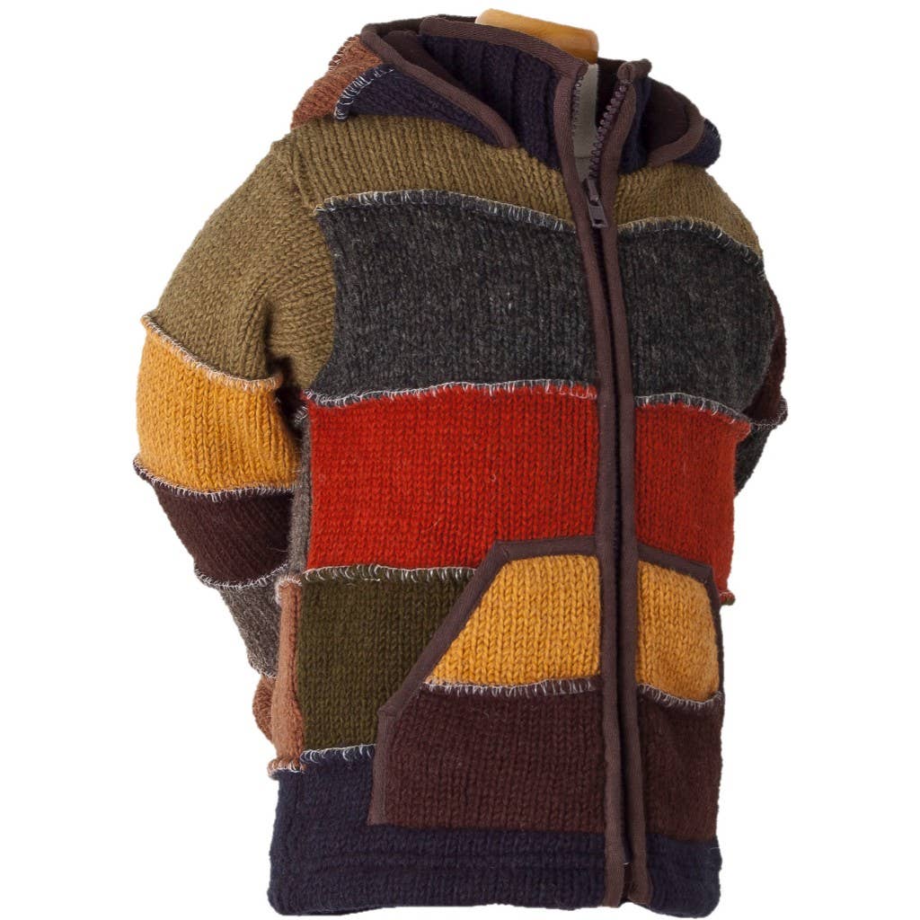 Patches - Kids' wool knit sweater