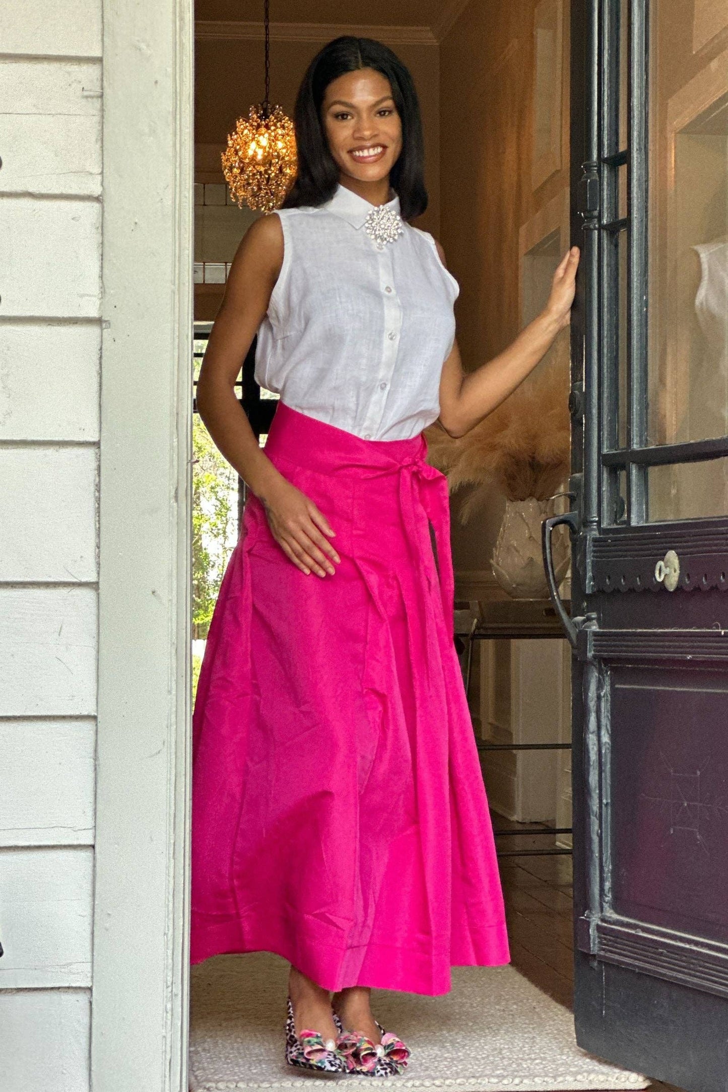 Lizzy Taffeta Skirt