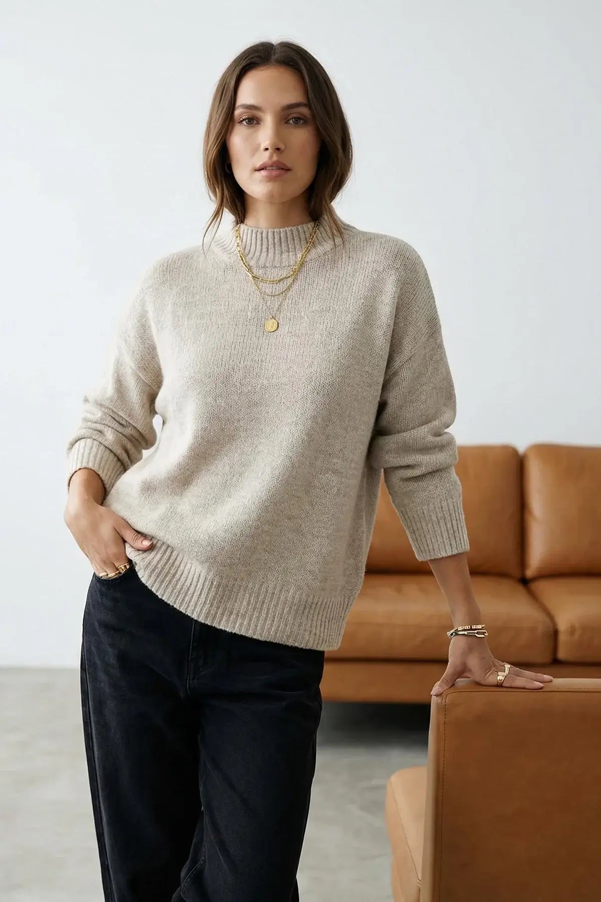 Relaxed Cashmere Oversized Sweater