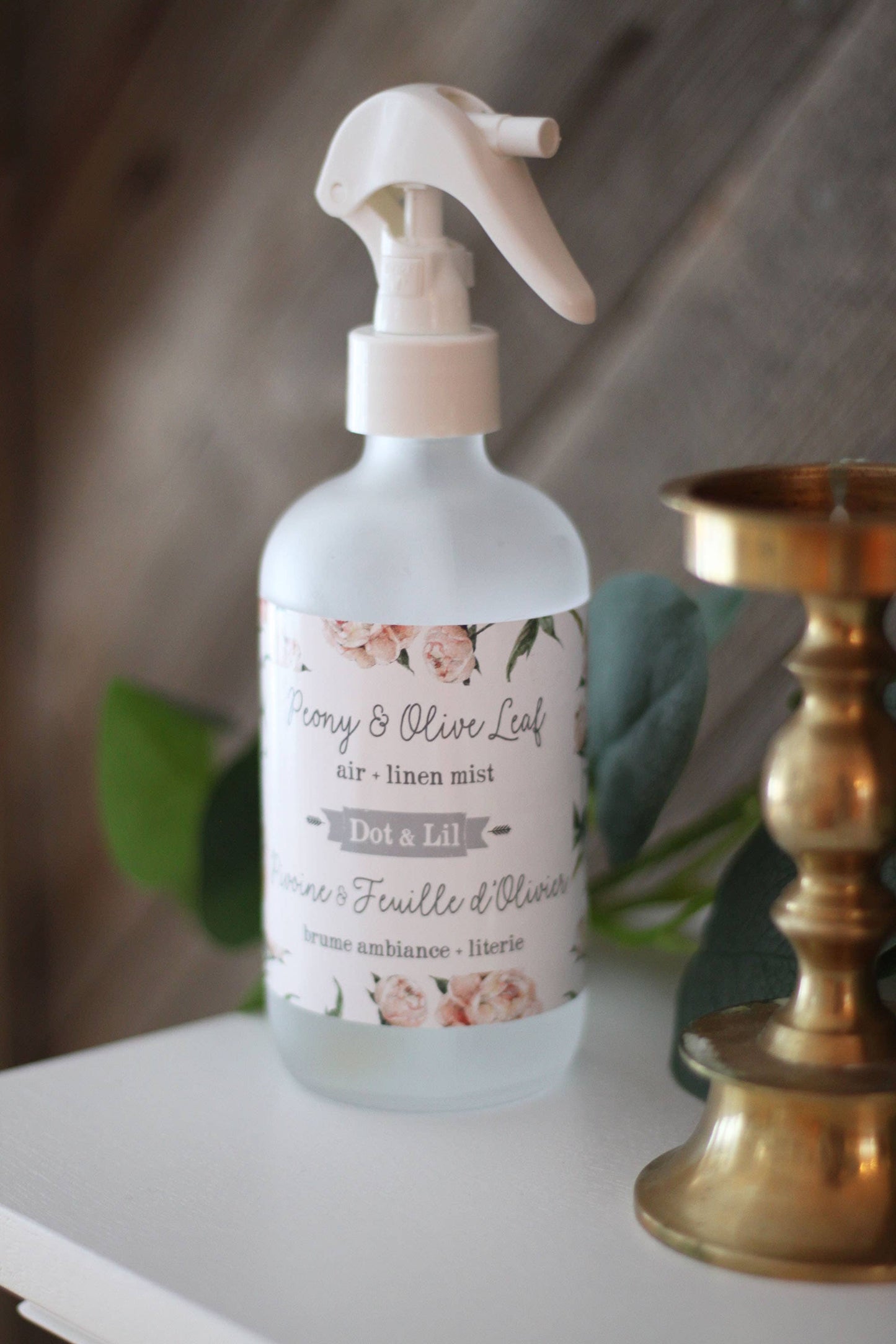 Peony & Olive Leaf linen + air mist