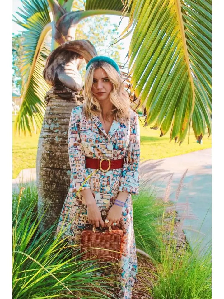 Amalfi Printed Jacket Dress