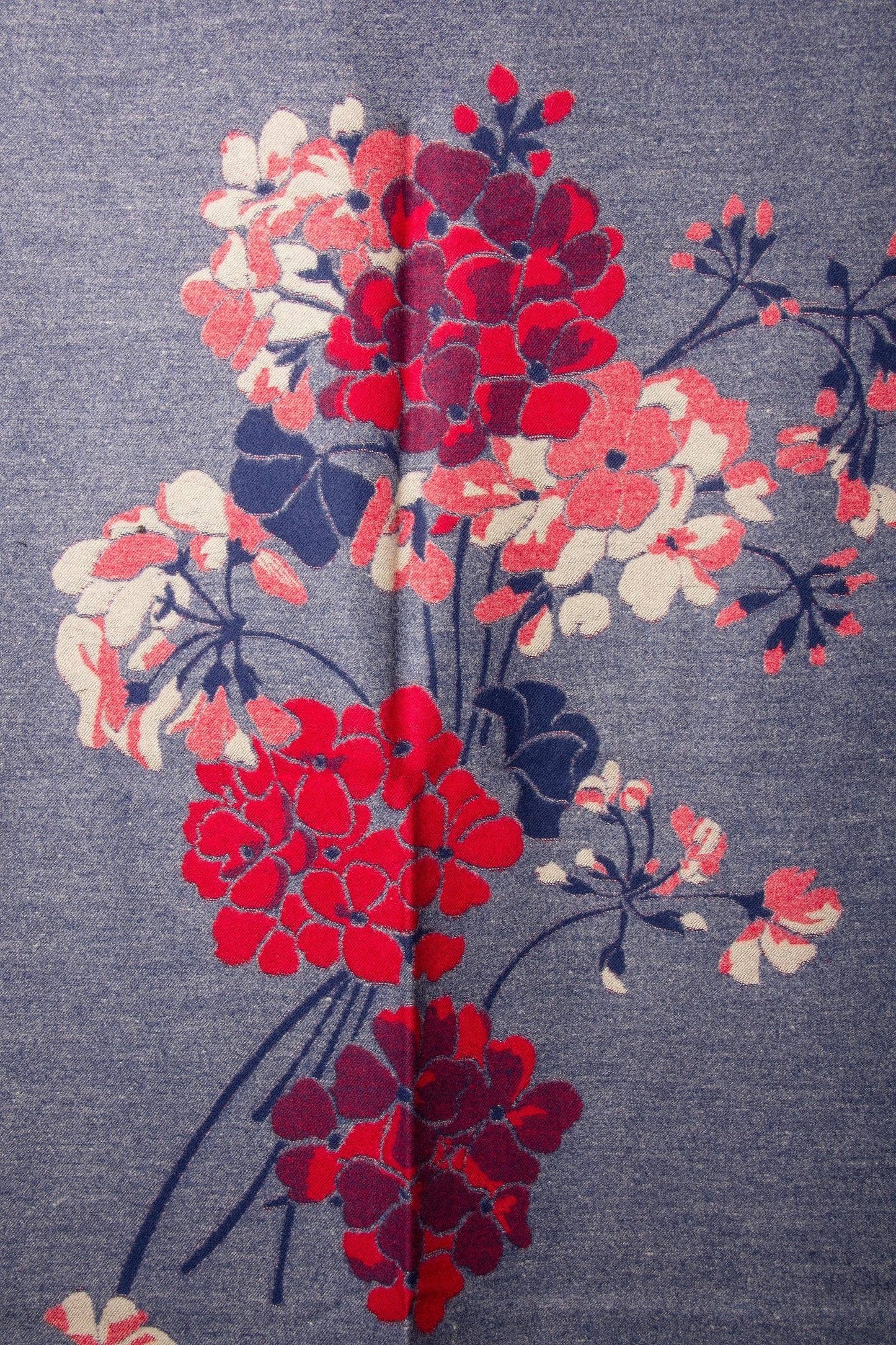 Reverse Floral Garden Printed Neck Scarf