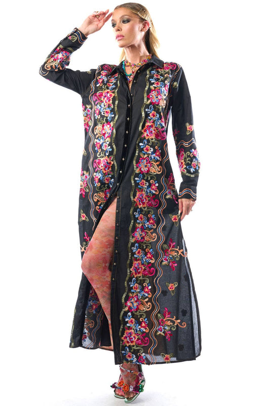 Meadow of Flowers Embroidered