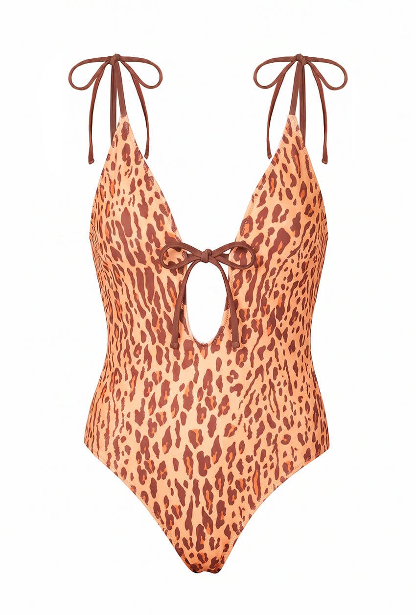Ivory Safari Reversible One Piece Swimsuit