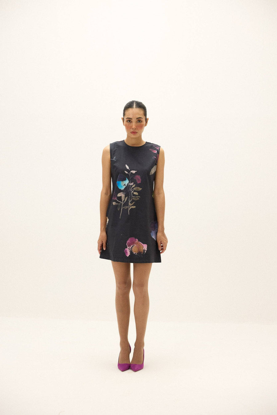 Bouquet short dress (petite)