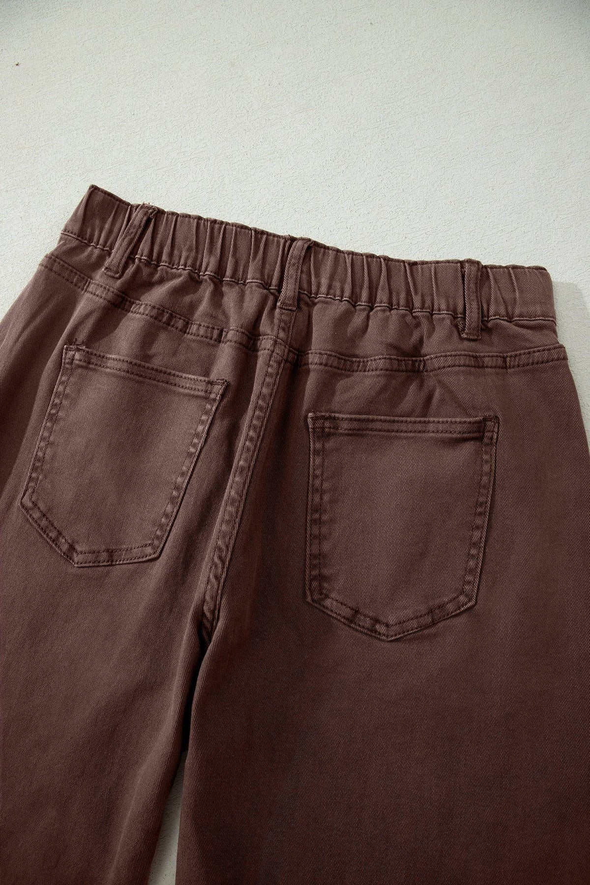 Briar Coffee Barrel Jeans | Patch Pocket Denim