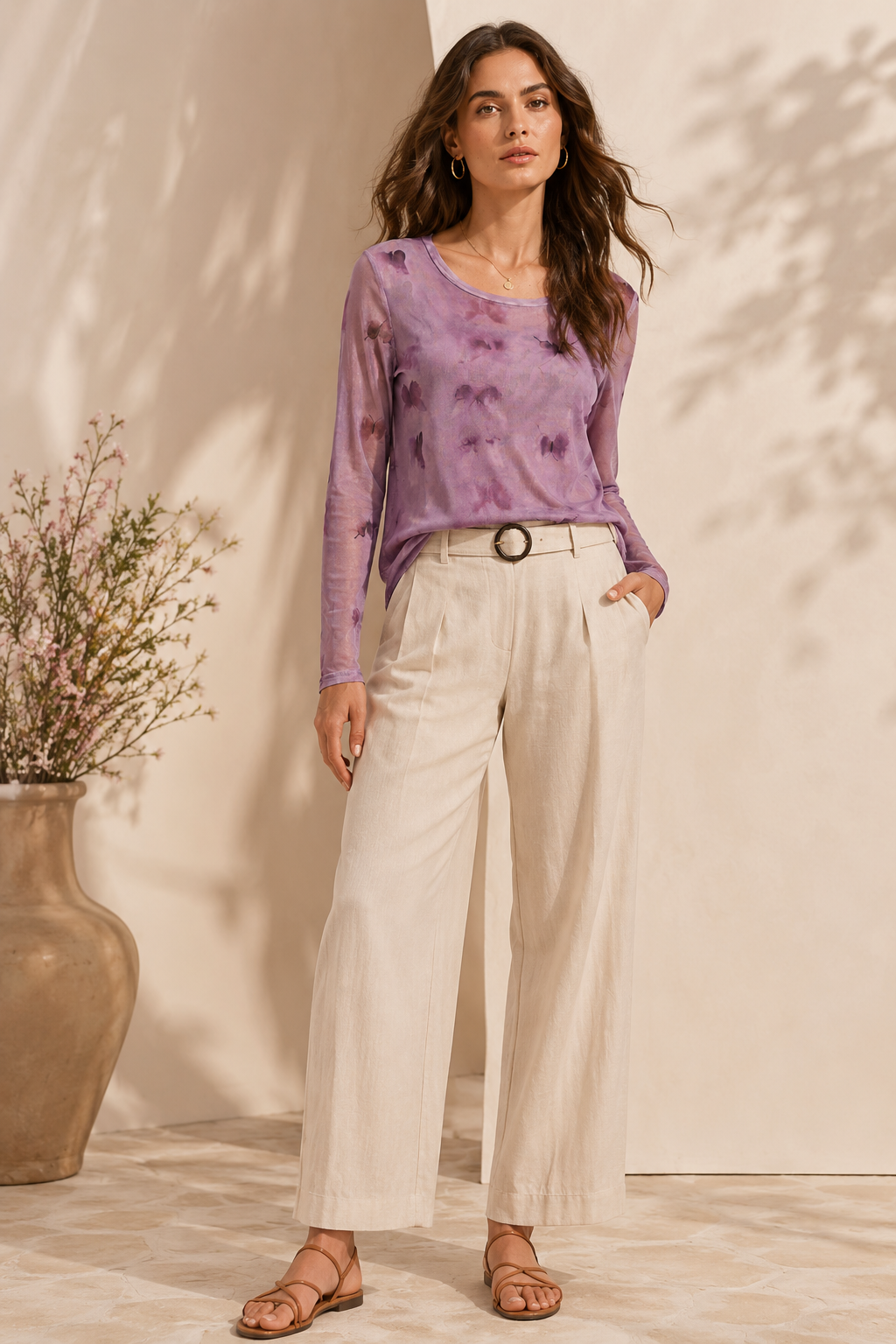 Butterfly Mesh Top
