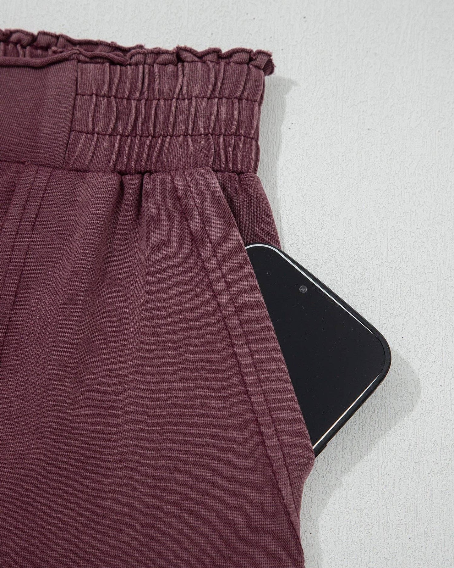 Colbie Mineral Wash Cargo Patched Pocket Utility Sweatpants