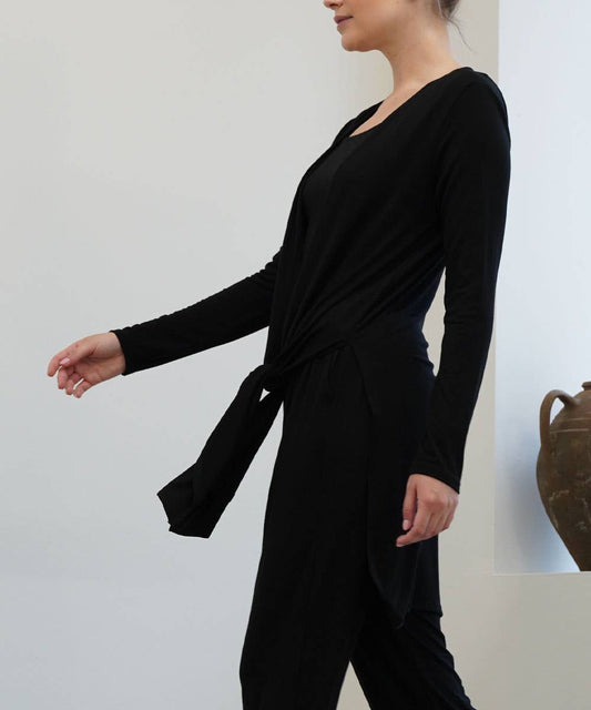 BAMBOO LONG OPEN CARDIGAN