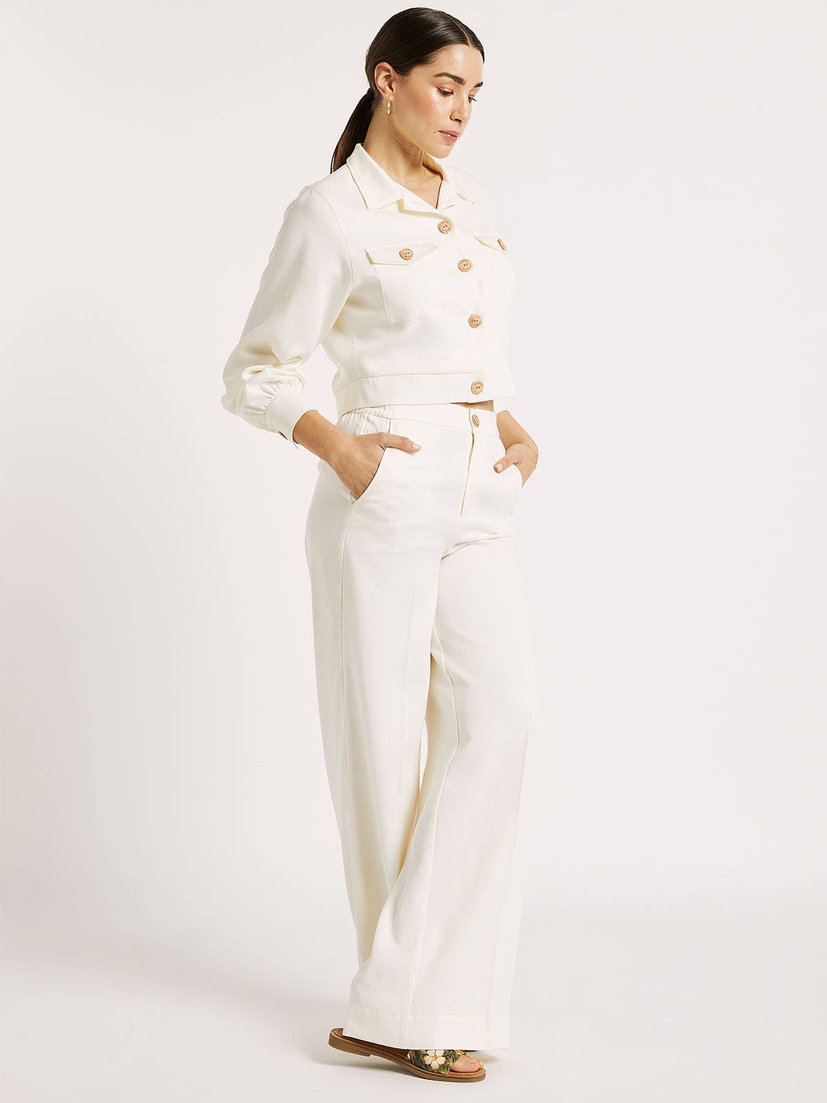 TENCEL PALAZZO TROUSERS