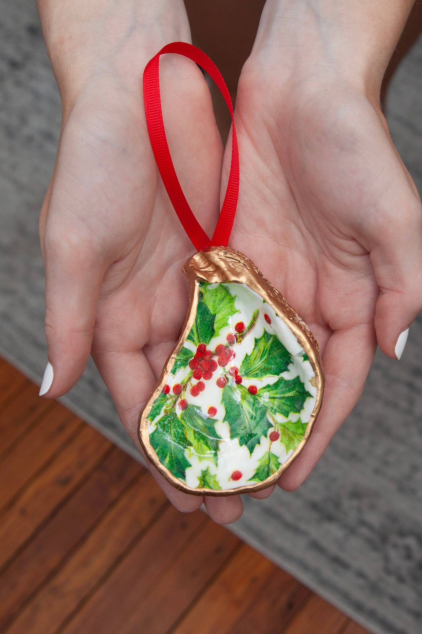 Ornament - Christmas Holly Tree