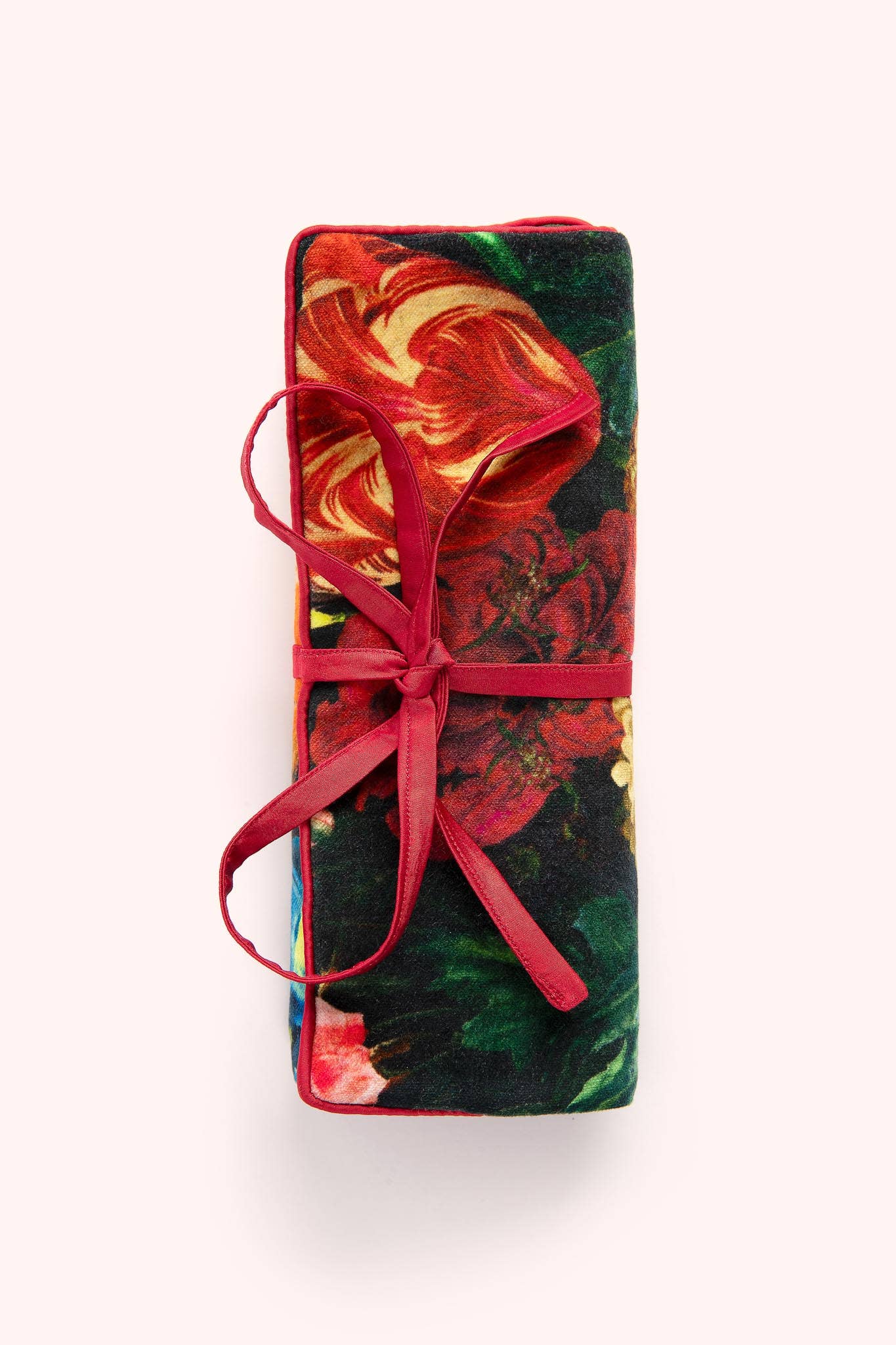 Jewellery Roll - Opulant Florals, Chocolate