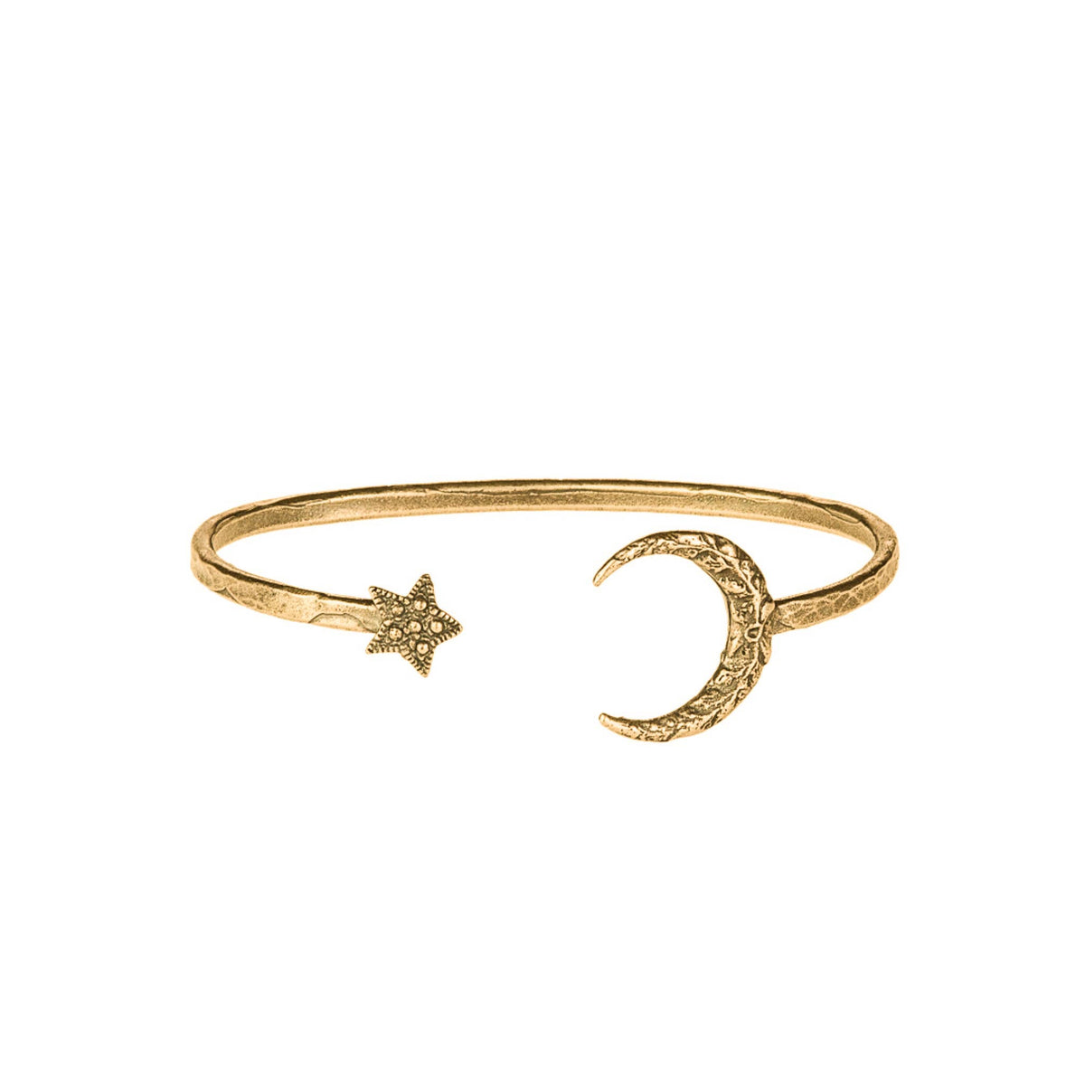 Crescent Moon & Star Bangle