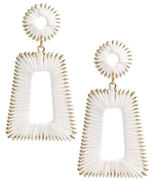 Jordan Raffia Earring