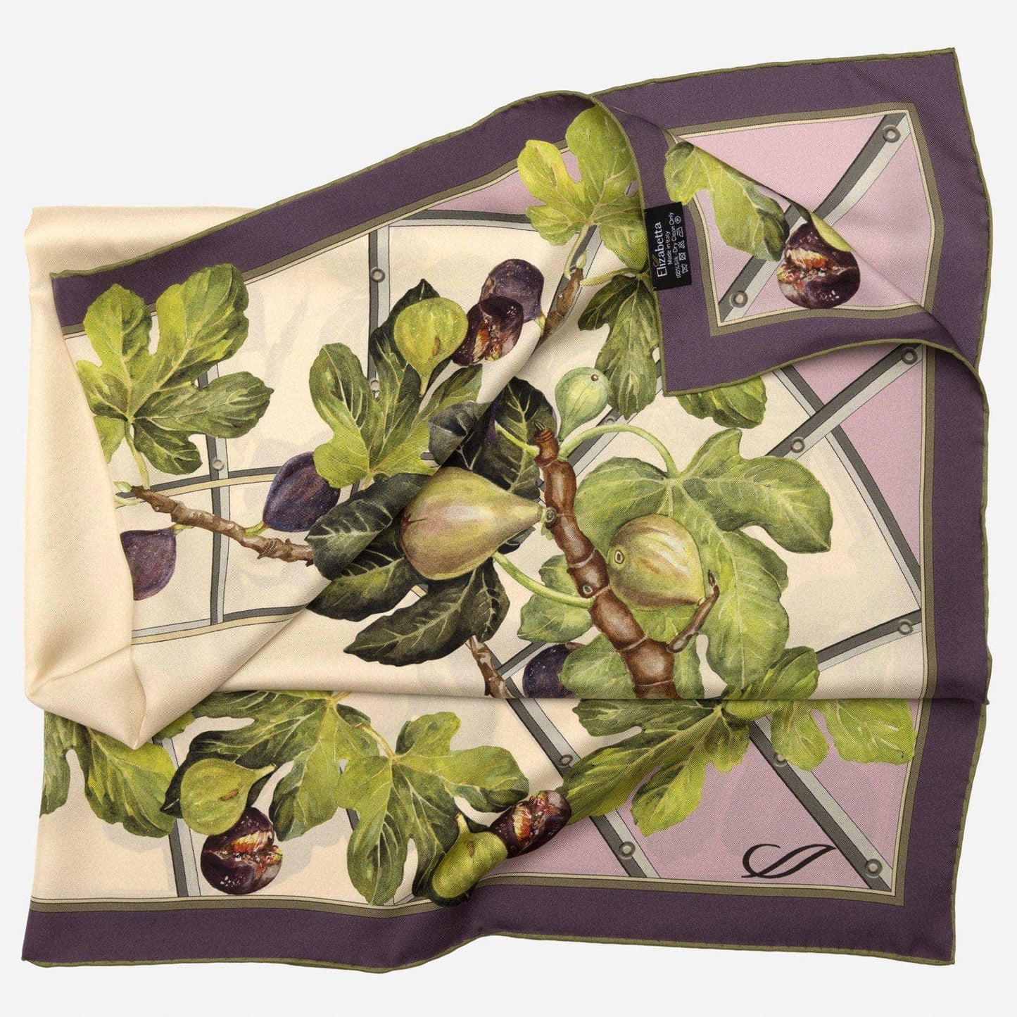 Tessa - Silk Foulard - Cream