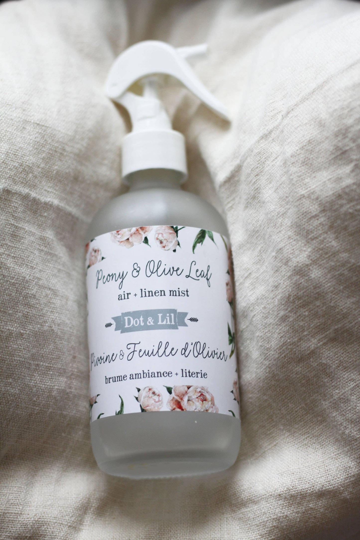 Peony & Olive Leaf linen + air mist
