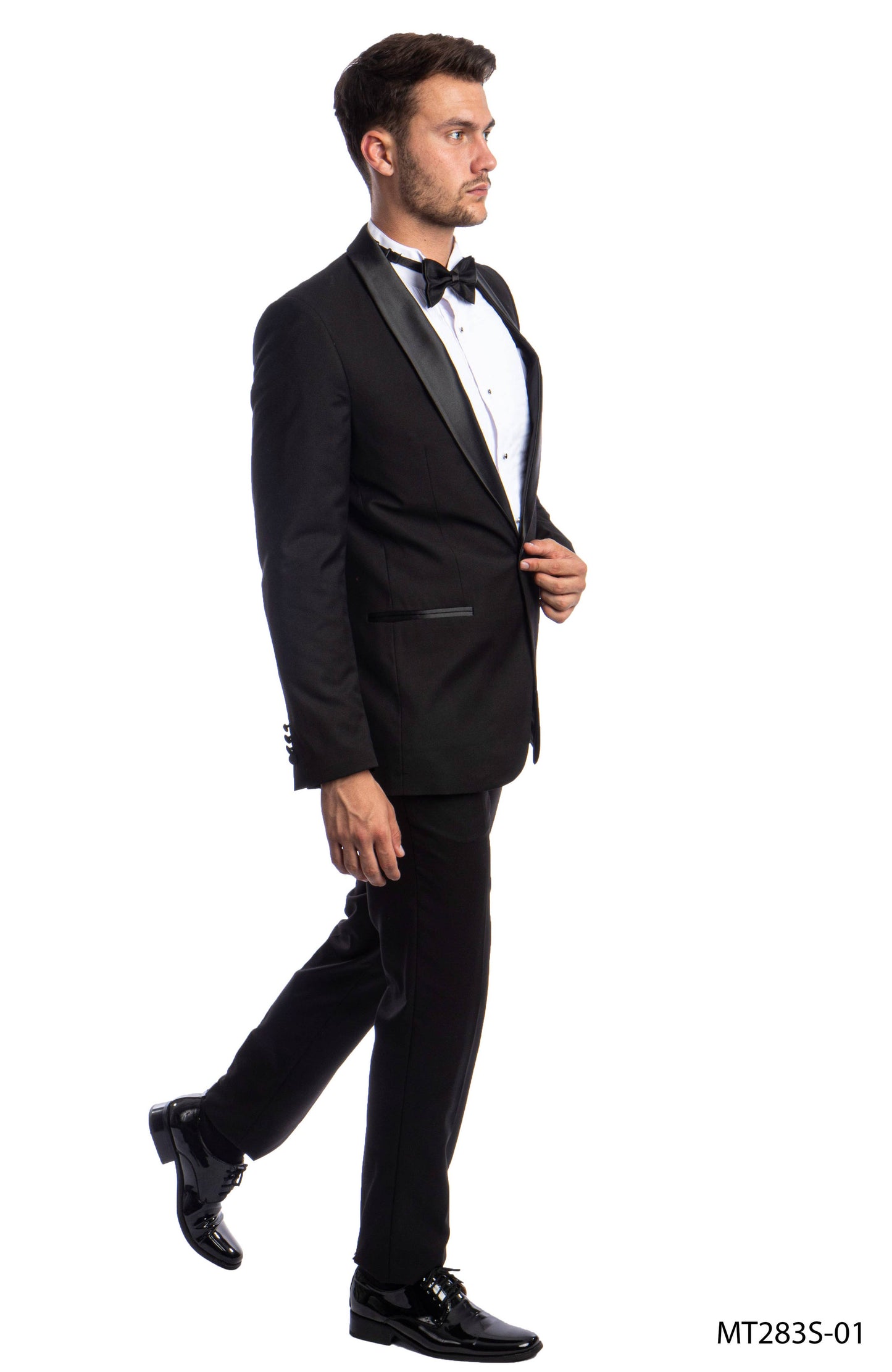 Wedding Tuxedo, 2 PC Set Light Weight Tuxedo, Black