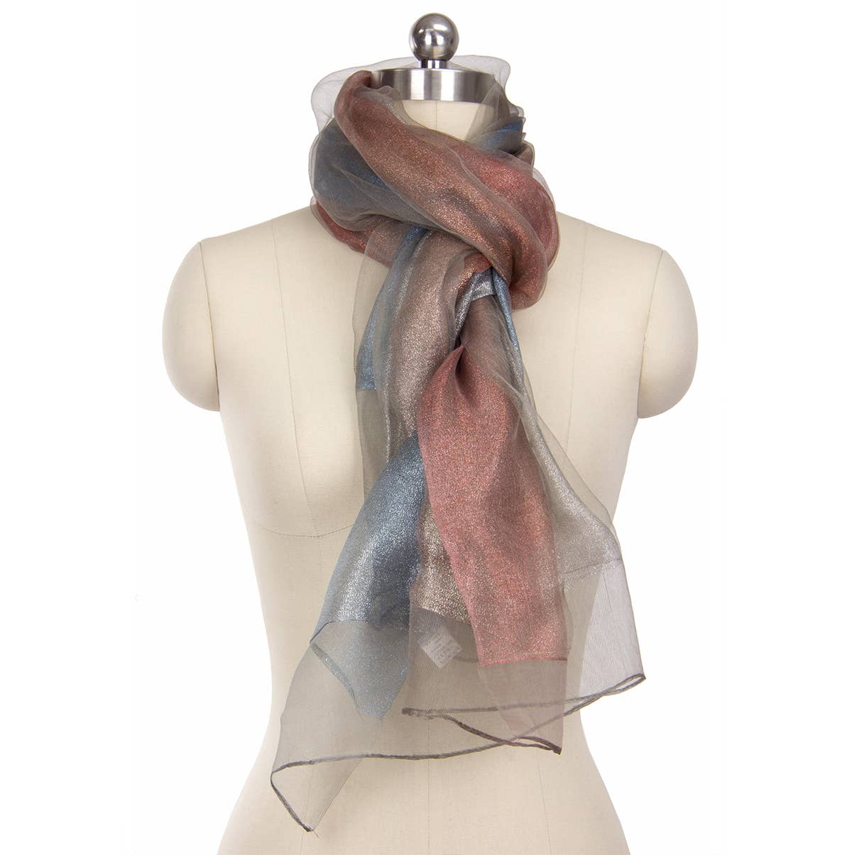 Silk Glitter Ombre Scarf
