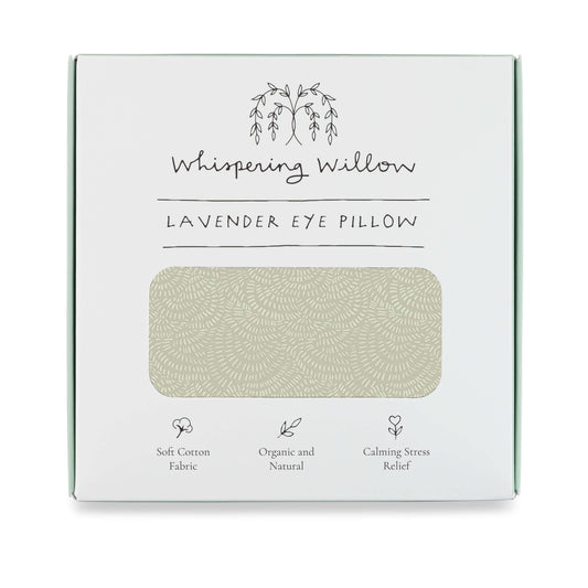 Weighted Eye Pillow - Lavender-Filled - Fern - Can be Heated
